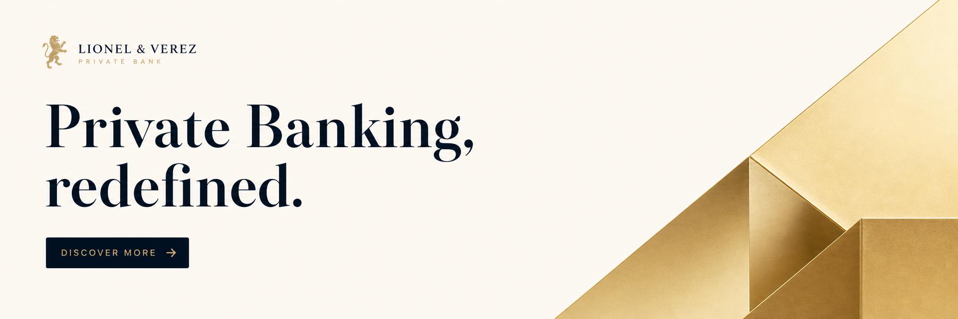 Lionel & Verez private bank advertisement